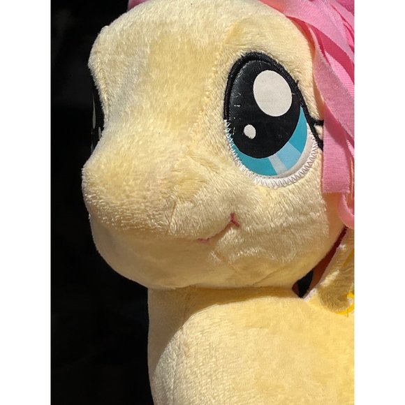 2013 Fluttershy Butterfly Yellow My Little Pony Plush 11" Stuffed Animal Pink - Picture 3 of 8